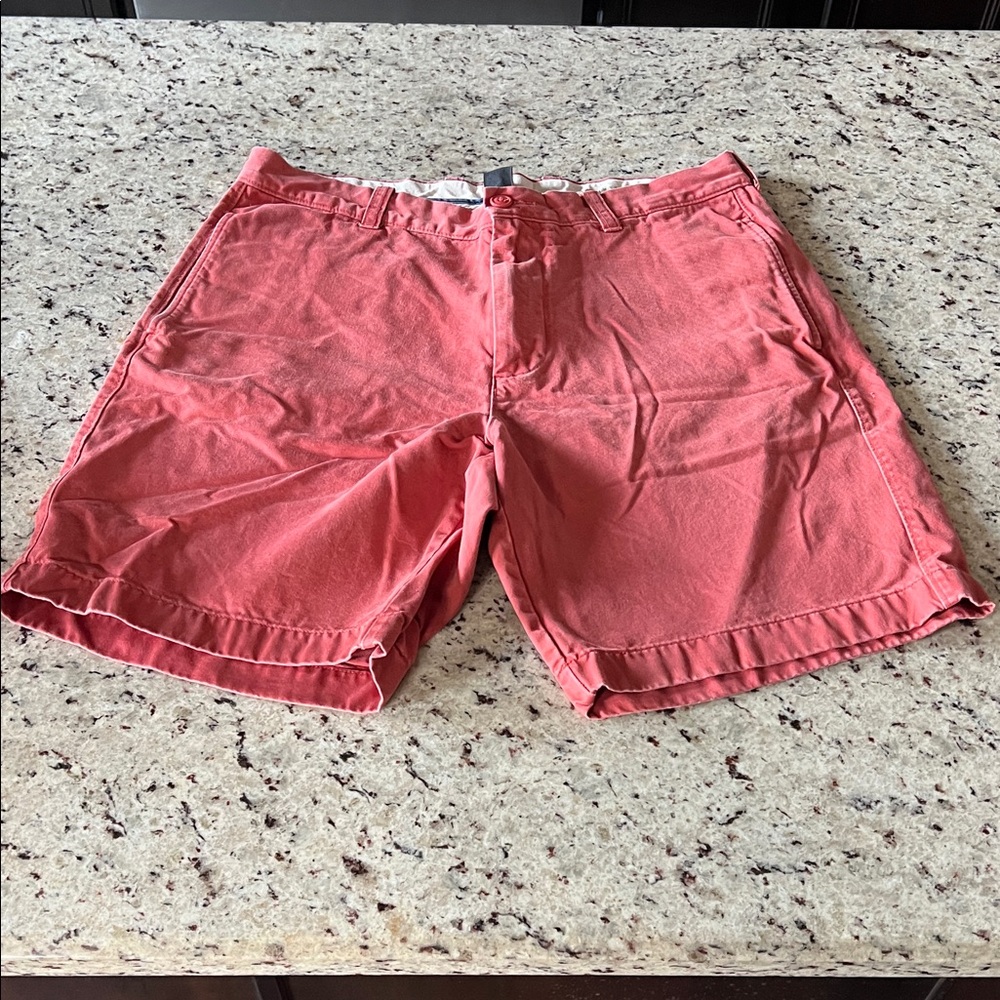 Men's J Crew Washed Style Red Shorts